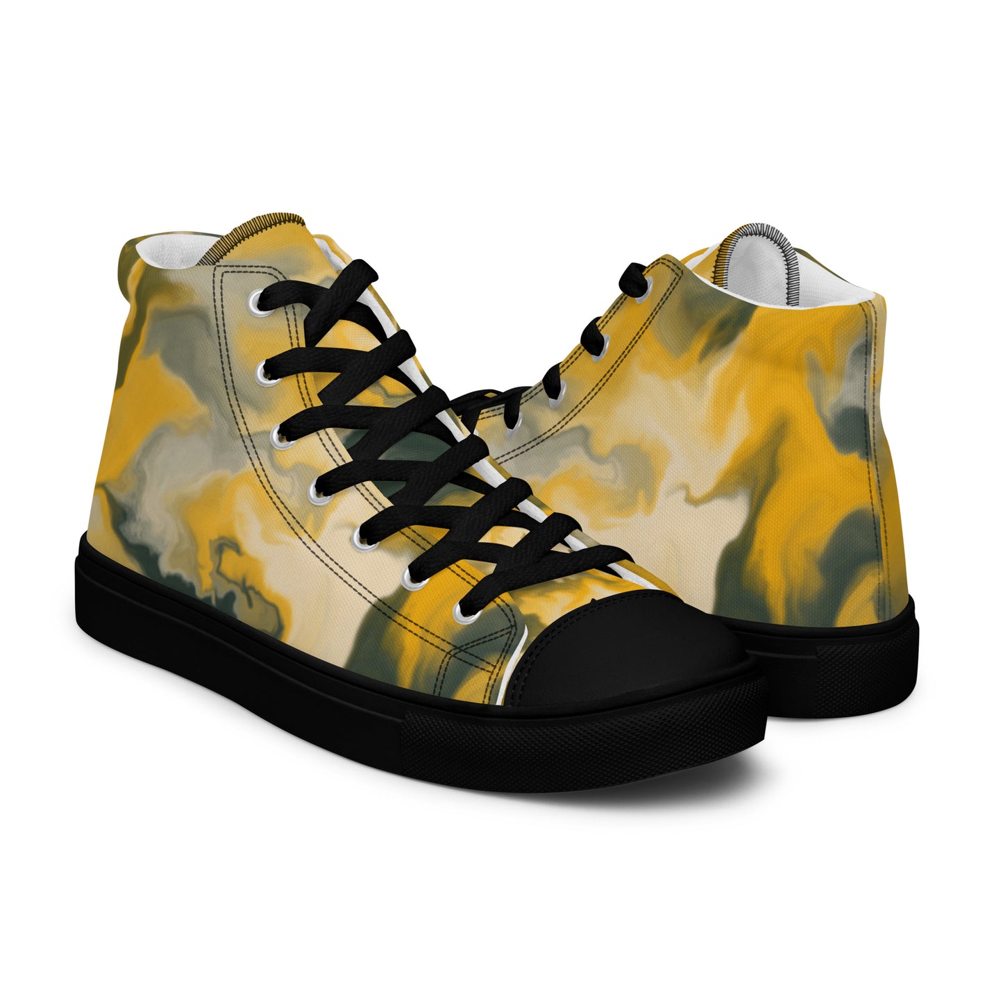 Men’s high top canvas shoes