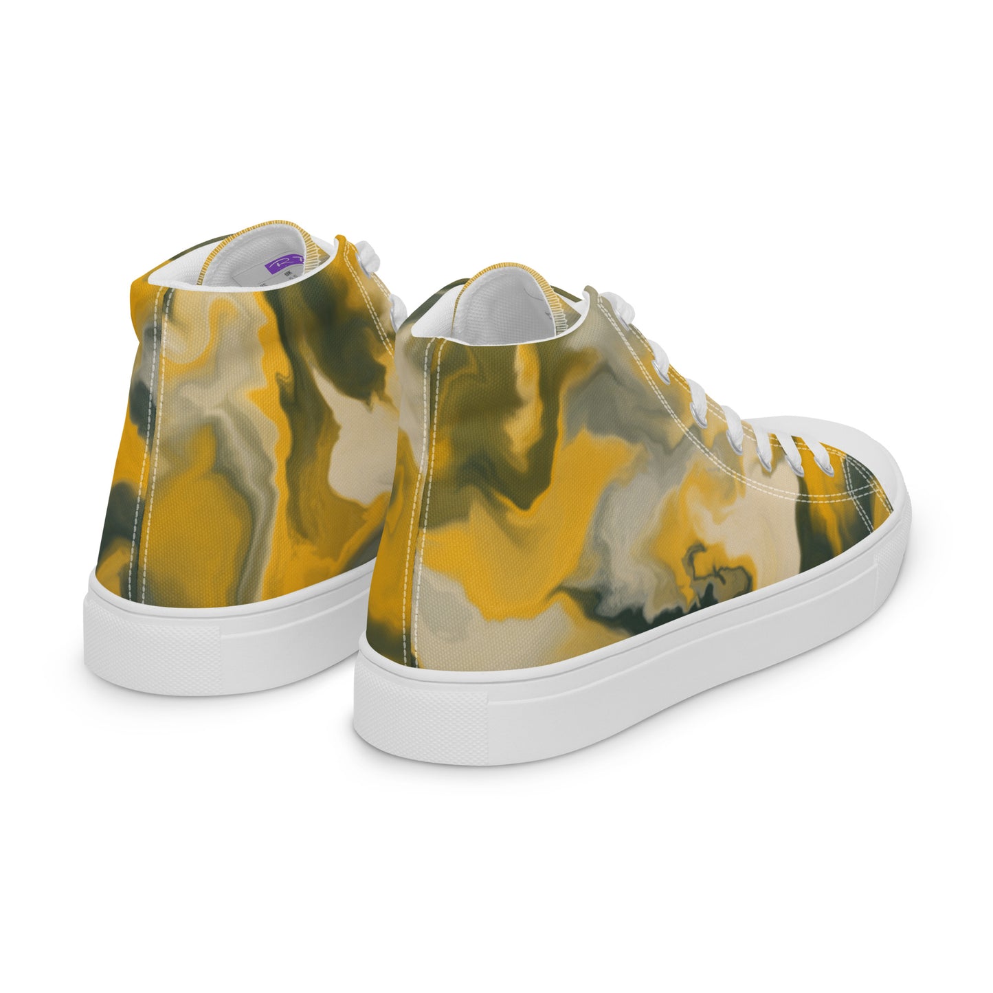 Men’s high top canvas shoes