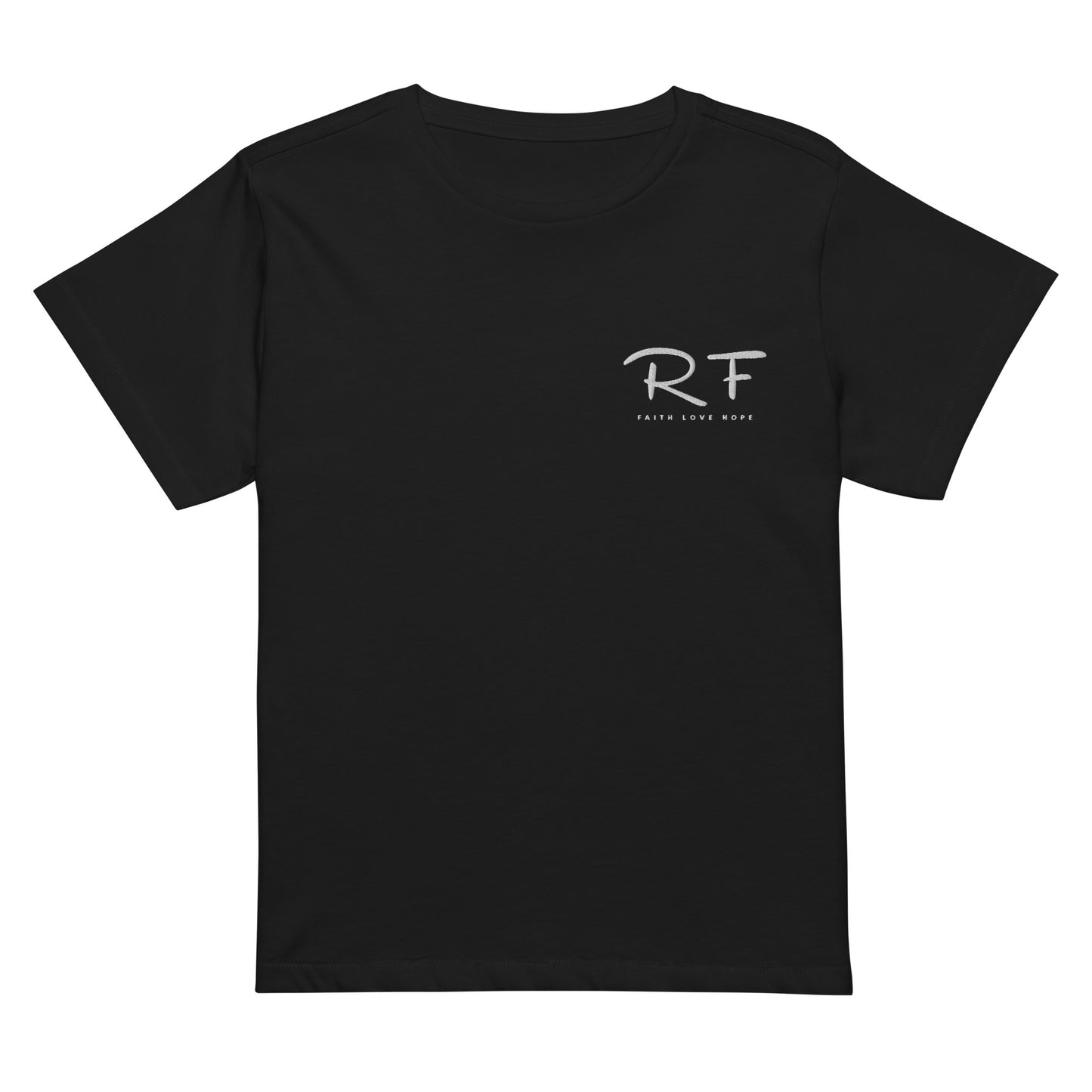 R F Women’s high-waisted t-shirt