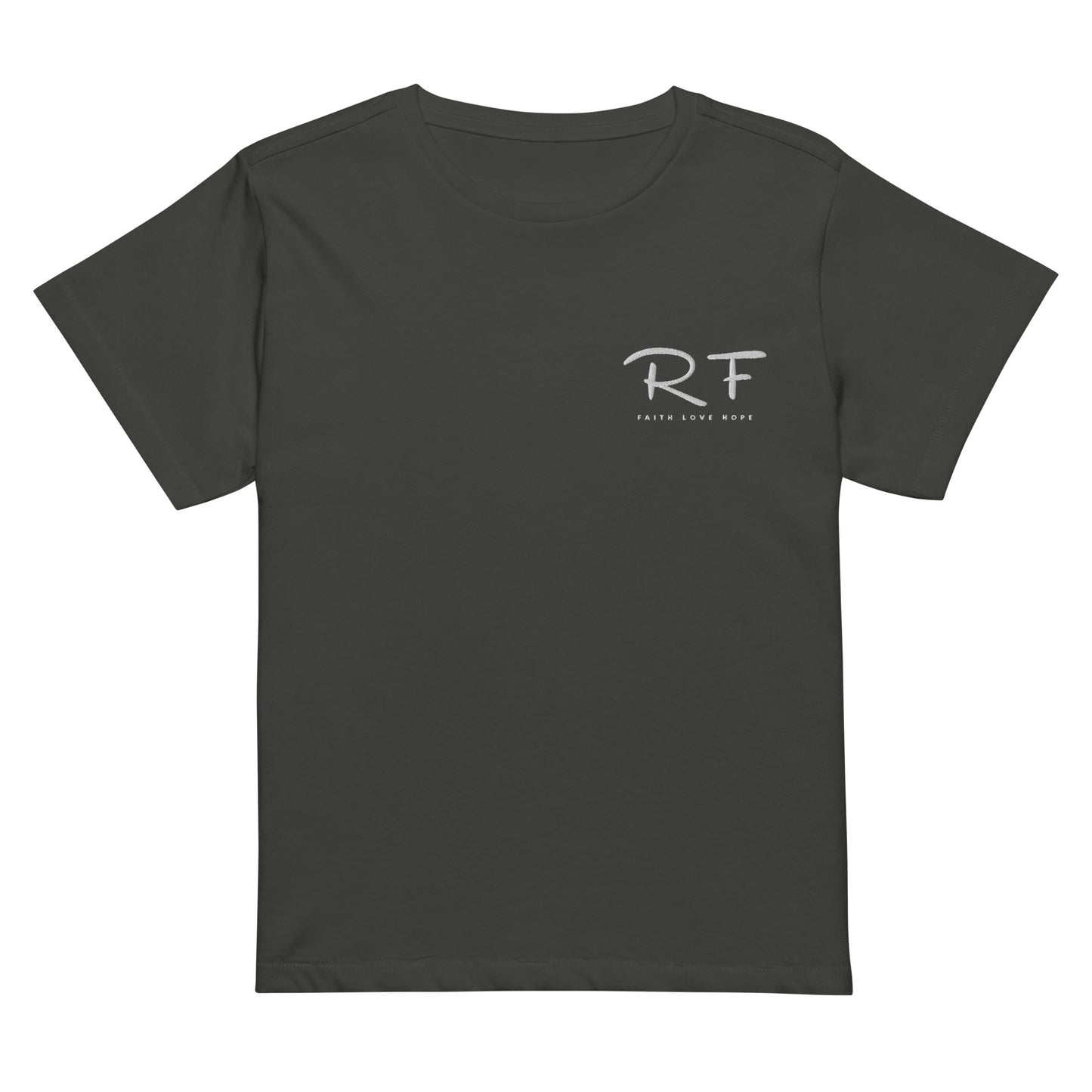 R F Women’s high-waisted t-shirt